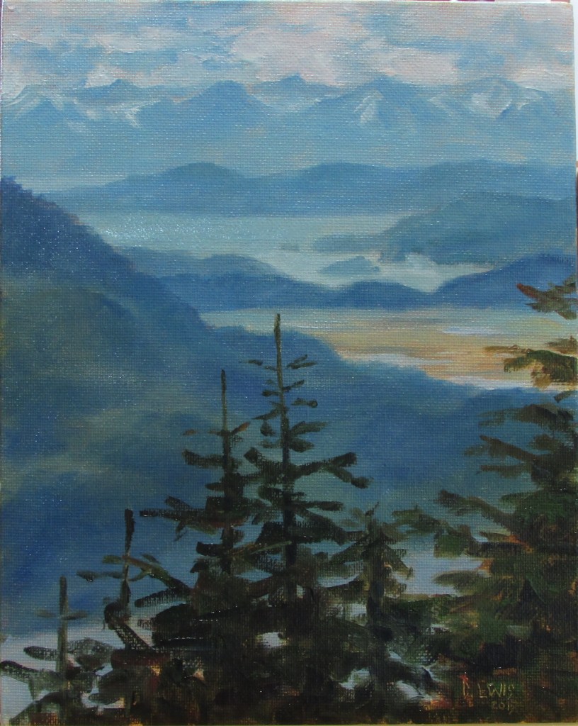 View from Mount Robert's Tram - Juneau